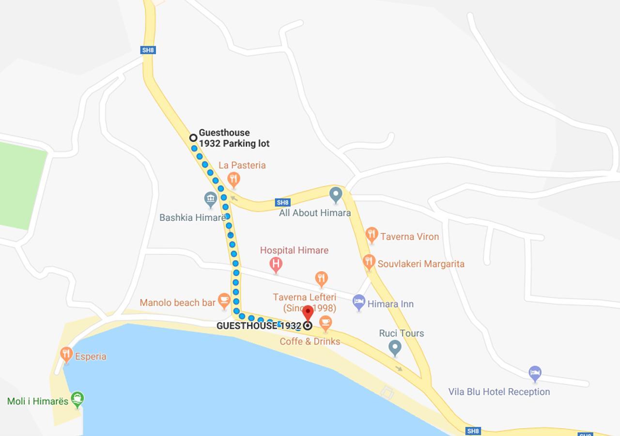 Guesthouse 1932 Himara Kültér fotó